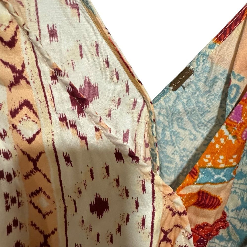 Revolve Free People Multicolor Patchwork Tied to … - image 7